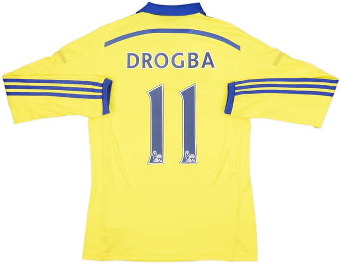 2014-15 Chelsea Away L/S Shirt Drogba #11 - 8/10 - (S)