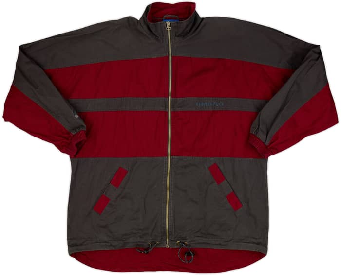 1996-97 Manchester United Umbro Denim Track Jacket - 9/10 - (XL)