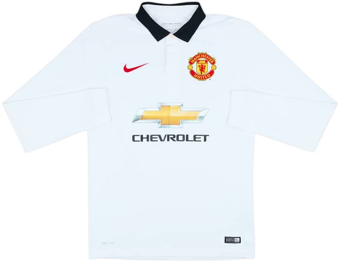 2014-15 Manchester United Away L/S Shirt Rooney #10 - 8/10 - (S)