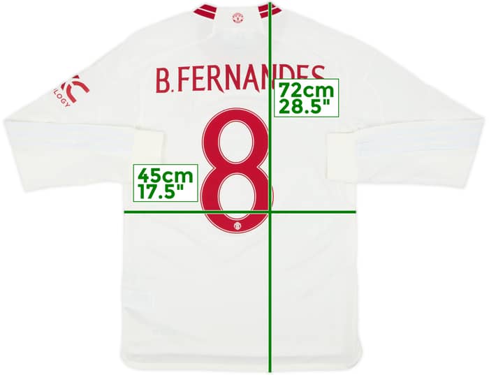 2023-24 Manchester United Third L/S Shirt B.Fernandes #8 (S)