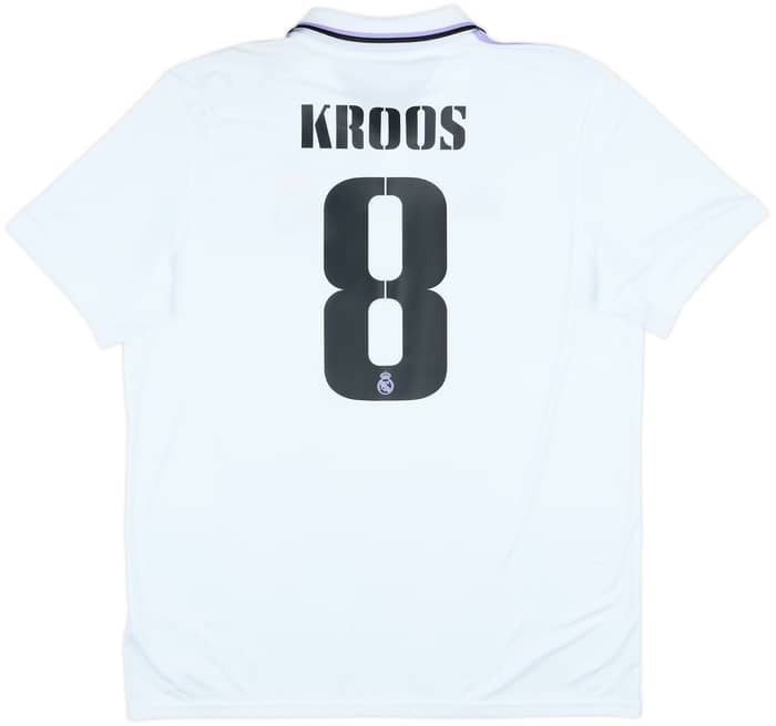 2022-23 Real Madrid Home Shirt Kroos #8 (XL)