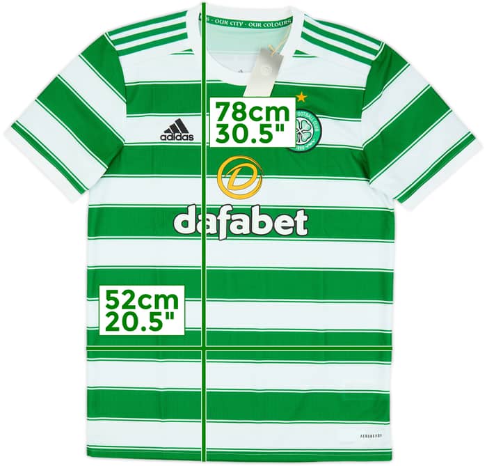 2021-22 Celtic Home Shirt (M)
