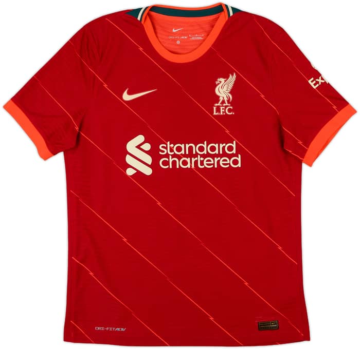 2021-22 Liverpool Authentic Home Shirt M.Salah #11 - 9/10 - (M)