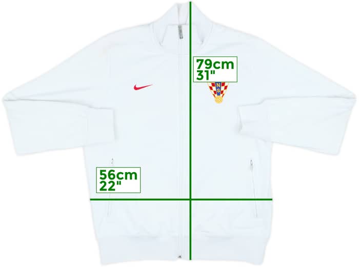 2012-13 Croatia Nike Track Jacket - 7/10 - (L)