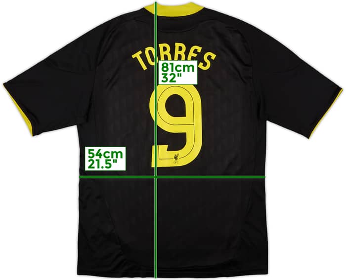 2010-11 Liverpool Third Shirt Torres #9 - 6/10 - (L)