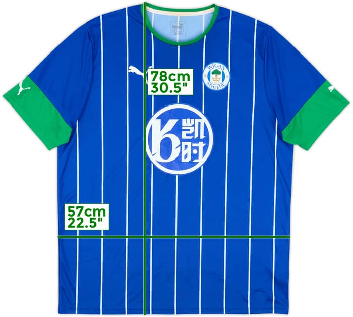 2019-20 Wigan Home Shirt - 7/10 - (XL)
