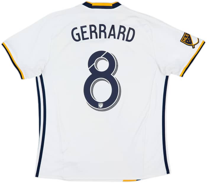 2016-17 LA Galaxy Home Shirt Gerrard #8 - 6/10 - (M)