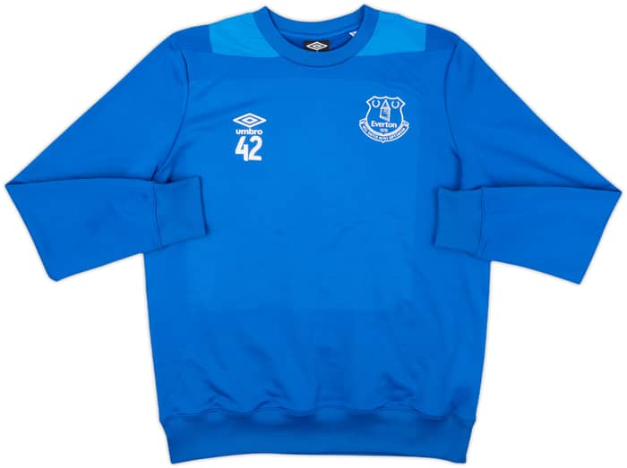 2016-17 Everton Player Issue Umbro Sweat Top #42 - 7/10 - (L)