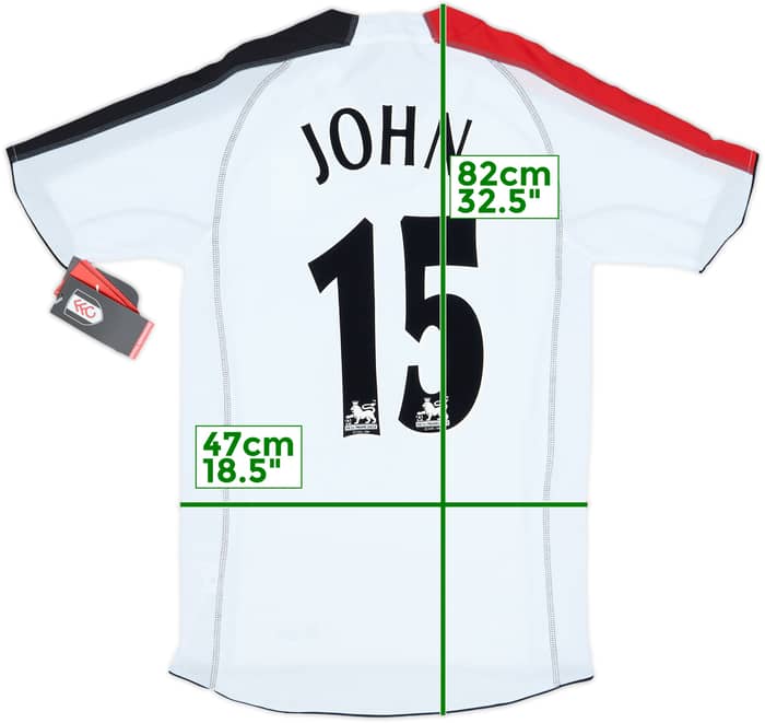 2005-06 Fulham Home Shirt John #15 (S)