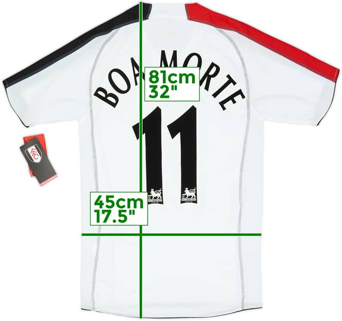 2005-06 Fulham Home Shirt Boa Morte #11 (S)