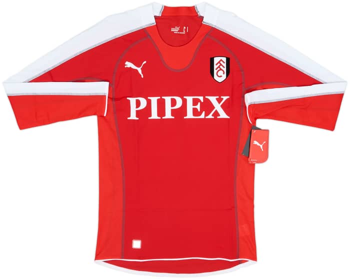 2005-06 Fulham Away L/S Shirt Bouba Diop #14 (S)