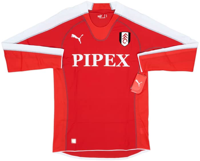 2005-06 Fulham Away L/S Shirt Bouba Diop #14 (M)