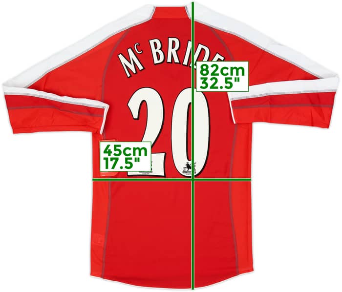 2005-06 Fulham Away L/S Shirt McBride #20 (S)