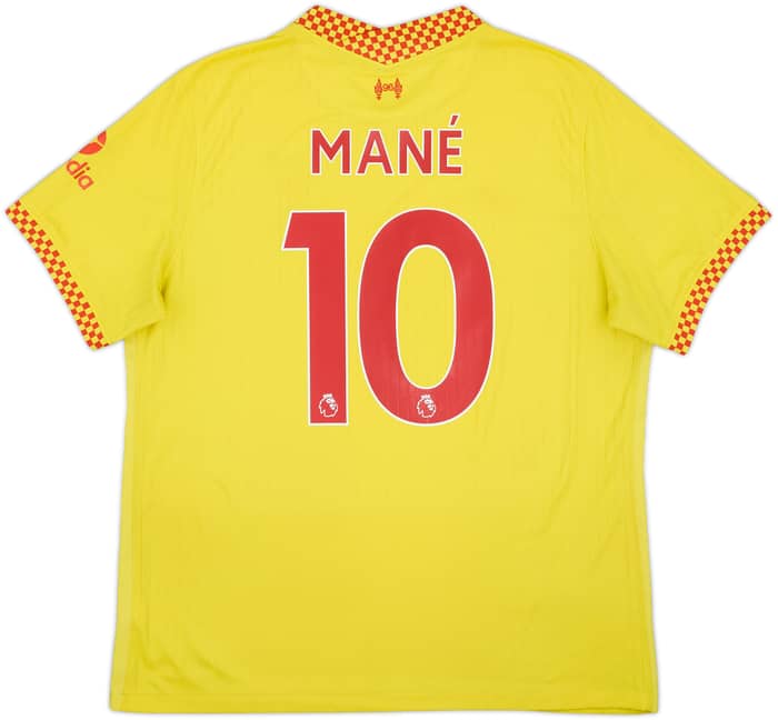 2021-22 Liverpool Third Shirt Mane #10 - 7/10 - (XL)