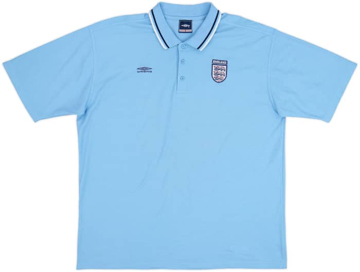 2002-04 England Umbro Polo Shirt - 8/10 - (XXL)