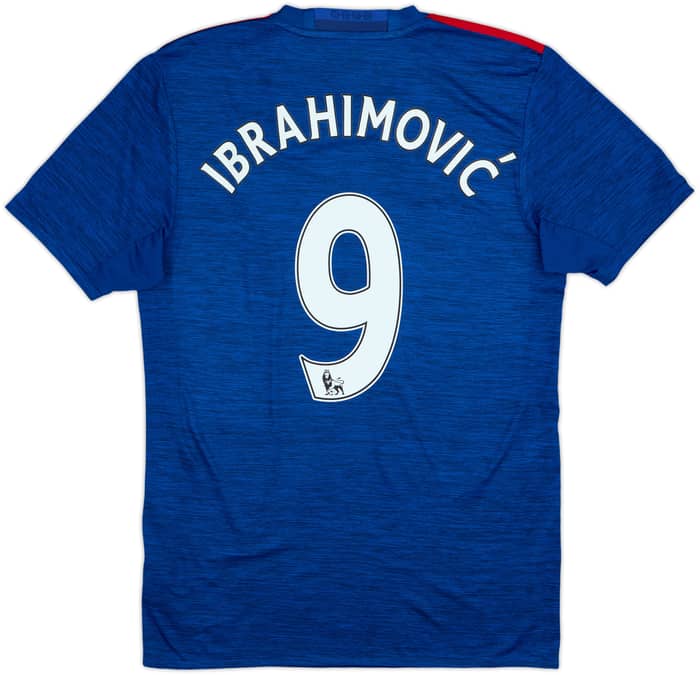 2016-17 Manchester United Away Shirt Ibrahimovic #9 - 7/10 - (S)