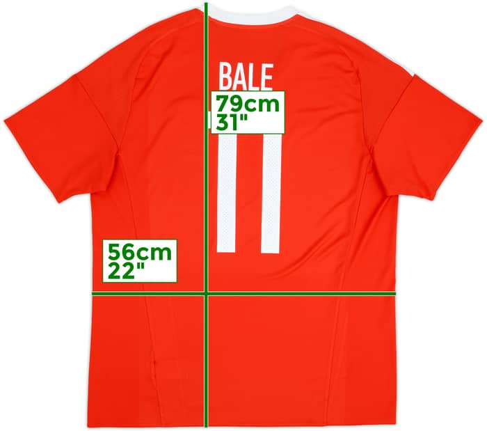 2016-17 Wales Home Shirt Bale #11 - 8/10 - (XL)