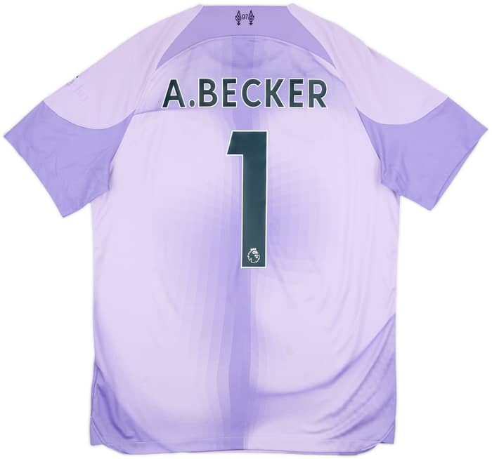 2022-23 Liverpool GK S/S Shirt A.Becker #1 - 5/10 - (M)