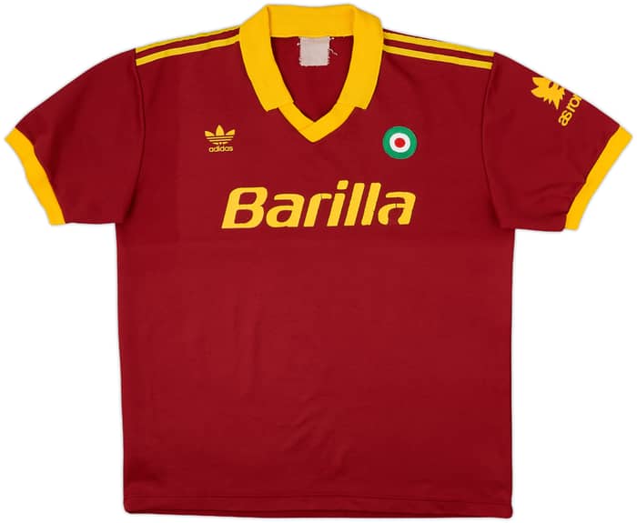 1991-92 Roma Home Shirt - 6/10 - (L)