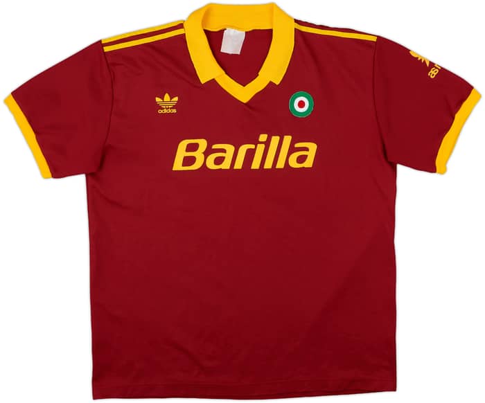 1991-92 Roma Home Shirt - 7/10 - (XL)