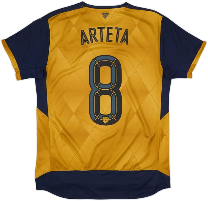 2015-16 Arsenal Away Shirt Arteta #8 - 6/10 - (M)