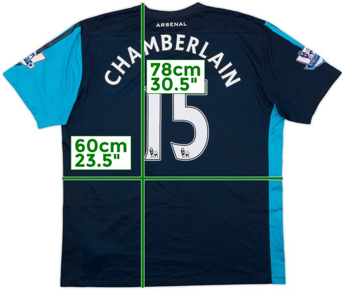 2011-12 Arsenal Away Shirt Chamberlain #15 - 6/10 - (XL)