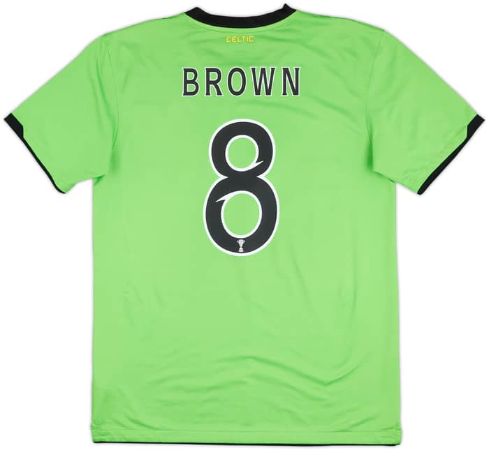 2010-11 Celtic Away Shirt Brown #8 - 8/10 - (M)