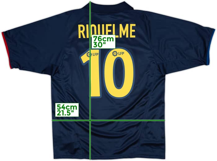 2002-03 Barcelona Basic Away Shirt Riquelme #10 - 10/10 - (L)