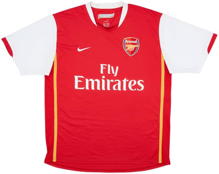 2006-08 Arsenal Home Shirt Fabregas #4 - 5/10 - (L)