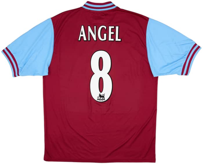 2002-03 Aston Villa Home Shirt Angel #8 - 8/10 - (M)