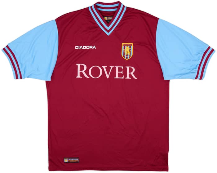 2002-03 Aston Villa Home Shirt Angel #8 - 8/10 - (M)