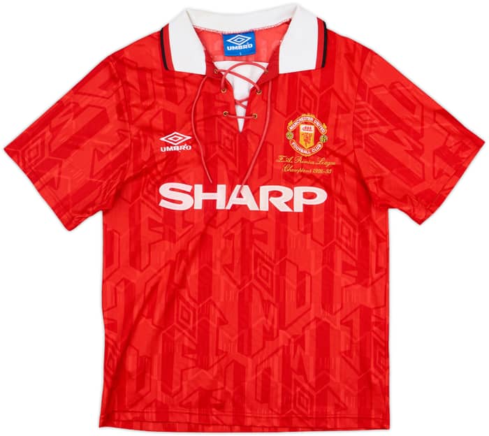 1992-94 Manchester United Home Shirt Giggs #11 - 5/10 - (S)