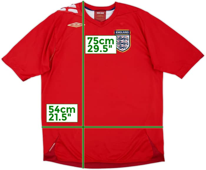 2006-08 England Away Shirt - 4/10 - (L)