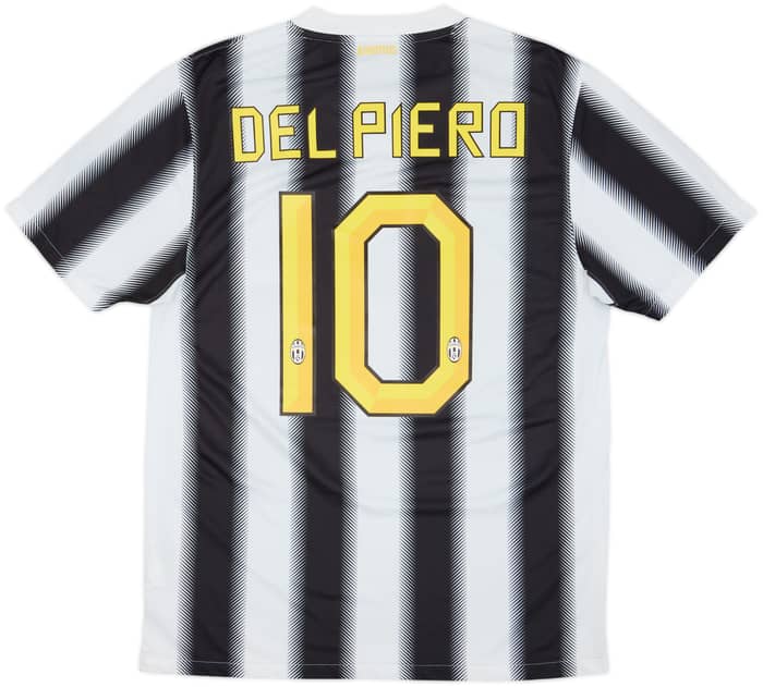 2011-12 Juventus Home Shirt Del Piero #10 - 7/10 - (M)