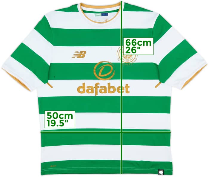 2017-18 Celtic 'Lisbon Lions 50th Anniversary' Home Shirt - 5/10 - (M)