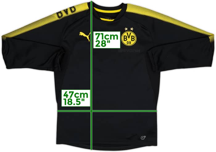 2017-18 Borussia Dortmund Puma Sweat Top - 4/10 - (XL.Boys)