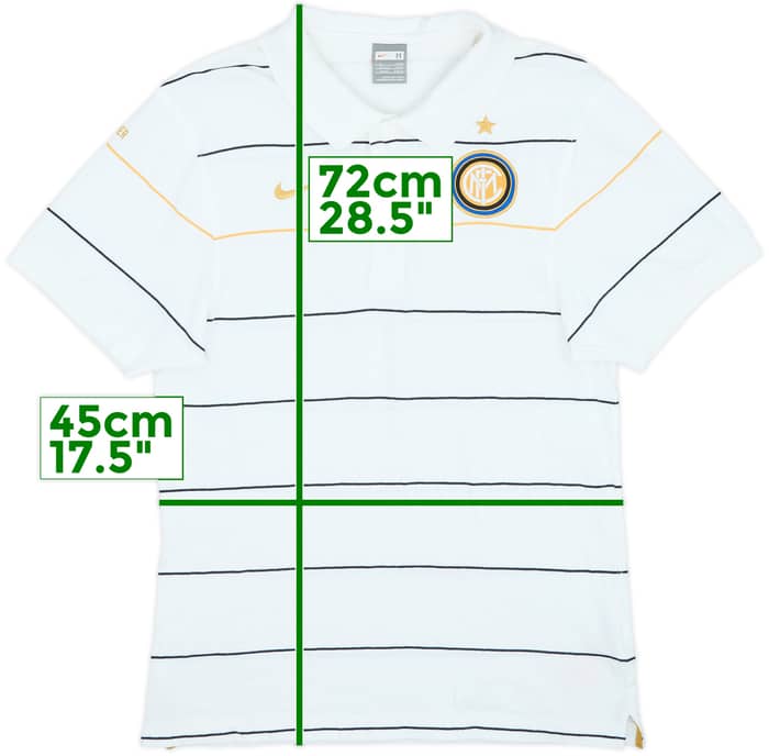 2009-10 Inter Milan Nike Polo Shirt - 8/10 - (M)
