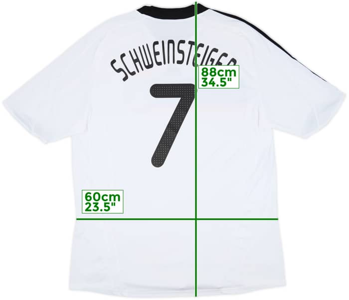 2008-09 Germany Home Shirt Schweinsteiger #7 - 6/10 - (XXL)