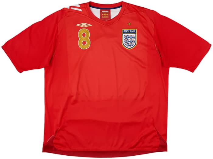 2006-08 England Away Shirt Lampard #8 - 8/10 - (XXL)