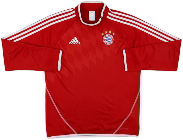 2013-14 Bayern Munich adidas 1/4 Zip Drill Top - 6/10 - (L)