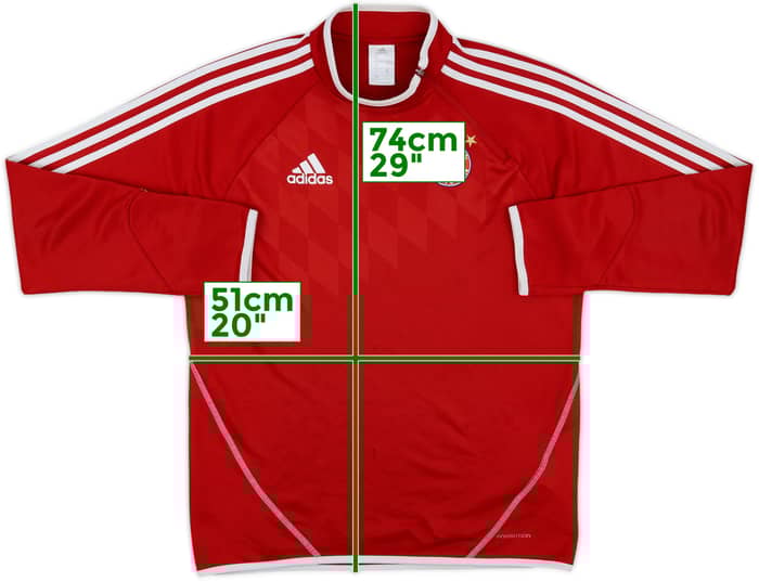 2013-14 Bayern Munich adidas 1/4 Zip Drill Top - 6/10 - (L)