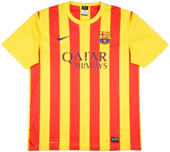 2013-15 Barcelona Basic Away Shirt - 5/10 - (L)