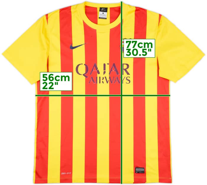 2013-15 Barcelona Basic Away Shirt - 5/10 - (L)