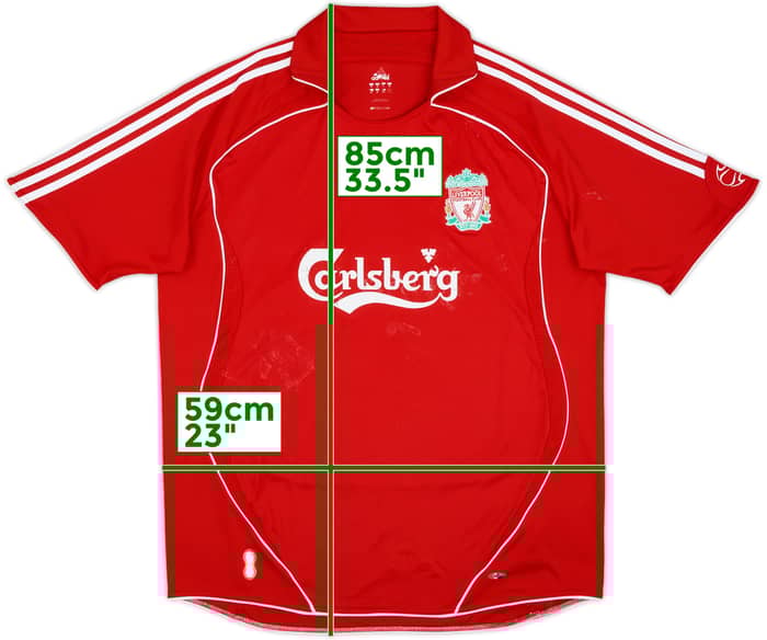 2006-08 Liverpool Home Shirt - 5/10 - (XL)