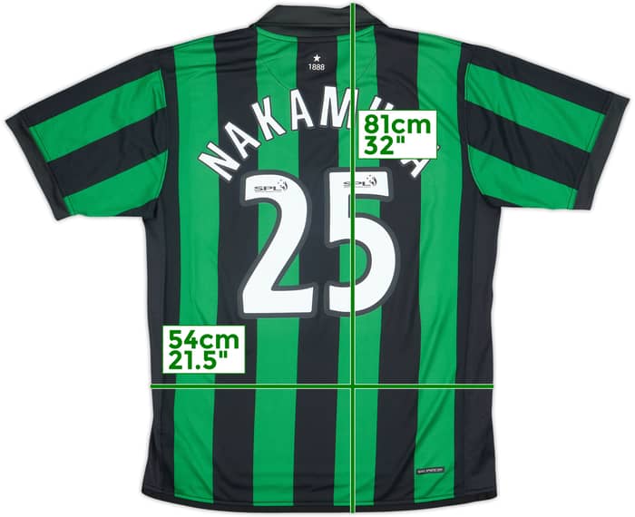 2006-08 Celtic Away Shirt Nakamura #25 - 6/10 - (L)