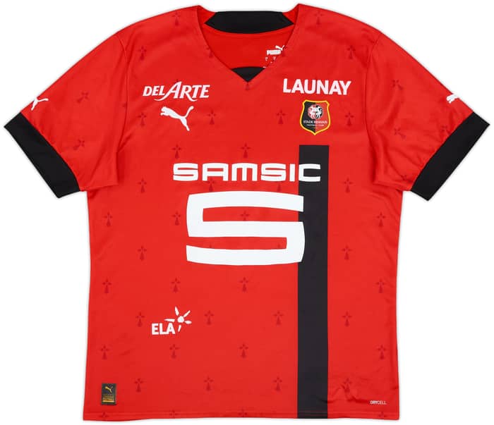 2022-23 Stade Rennais Home Shirt - 8/10 - (L)