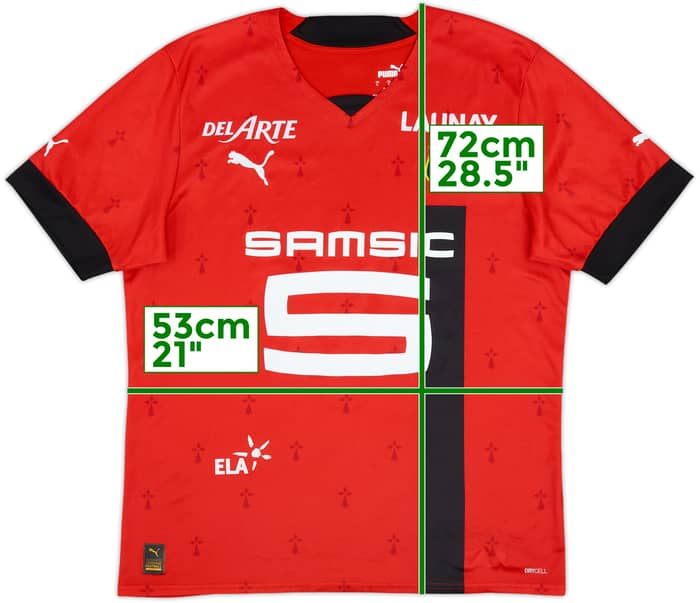 2022-23 Stade Rennais Home Shirt - 8/10 - (L)