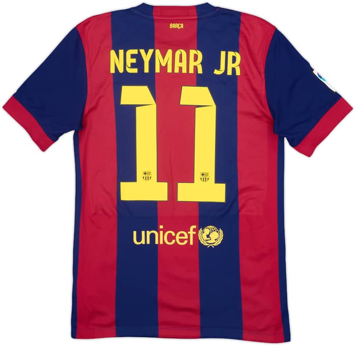 2014-15 Barcelona Home Shirt Neymar Jr #11 - 8/10 - (S)