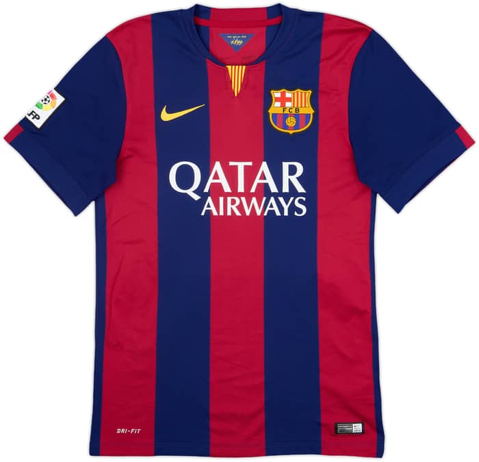 2014-15 Barcelona Home Shirt Neymar Jr #11 - 8/10 - (S)