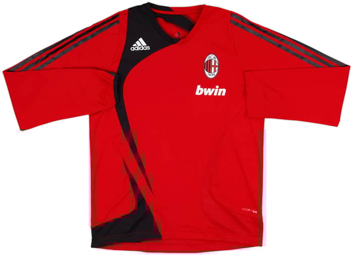 2007-08 AC Milan adidas Formotion Training L/S Shirt - 8/10 - (M)